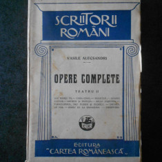 VASILE ALECSANDRI - OPERE COMPLETE volumul 2 TEATRU (1928)