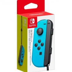 Joy-Con (L) pentru Nintendo Switch, Neon Blue - RESIGILAT