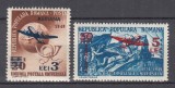 ROMANIA 1952 LP 318 ANIVERSARE 75 ANI U.P.U. SUPRATIPAR SERIE MNH, Nestampilat