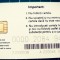 Cartelă televiziune prin cablu și internet Romtelecom Dolce TV cod 407 policarbonat