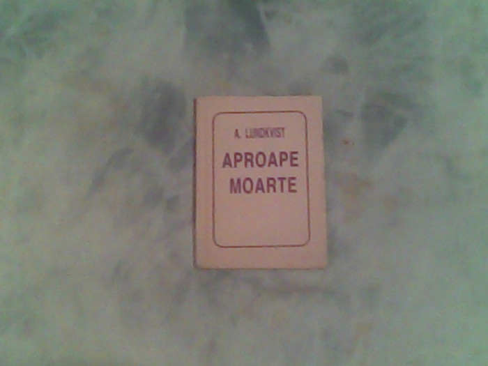 Minicarte (8*11.5 cm)-Aproape moarte-Artur Lundkvist