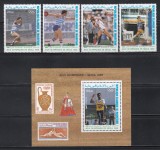 Mauritania 1988 - Jocurile Olimpice &ndash; Seul, Serie + Colita, PA, MNH