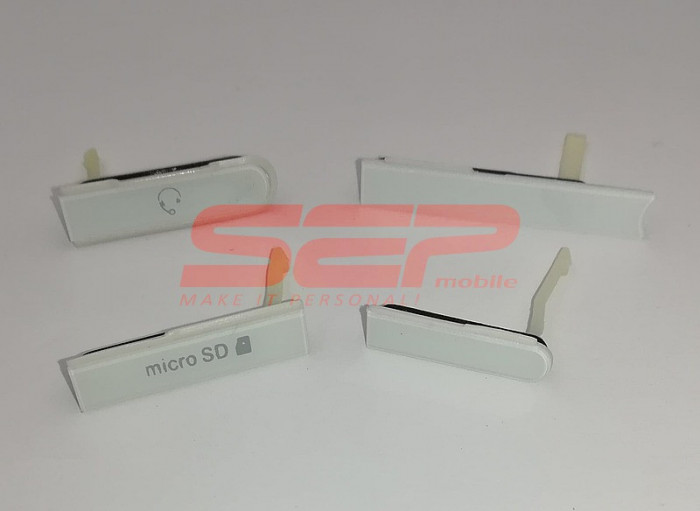 Buton USB cover Sony Xperia Z WHITE