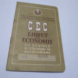 Cumpara ieftin LIBRET DE ECONOMII CEC 1982