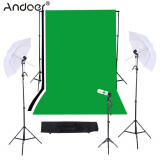 Cumpara ieftin Kit studio Foto / Video, 2 umbrele + 3 suporti + 3 panze + accesorii Andoer