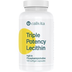 Triple-Potency Lecithin Lecitina din Soia pentru Memorie (100 capsule) - Calivita