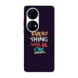 Husa compatibila cu Huawei Nova Y70 model Everything will be ok, Silicon, TPU, Viceversa, Transparent, Carcasa