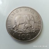 Tanzania 100 Shilingi 1986 AUNC, Moneda Strană, Numismatică, Colectie