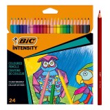 Creioane colorate Intensity 3.2 mm 24 buc BIC