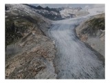 Tablou Canvas, "R&acirc;ul de gheață al munților falnici", Gheață, Munți, Vale, Peisaj, Natură, Alpi, Roci, Zăpadă, Frig, Cer, &Icirc;nalt, Pacea, Frumusețe, Imen