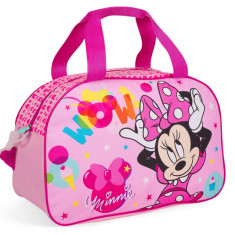 Geanta Minnie Mouse pentru fetite 28x41x21 cm, Roz - RESIGILAT