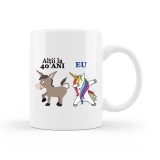 Cana alba personalizata &quot;Altii la 40 ani&quot;, INOVATIX&reg;. 330ml, Oem
