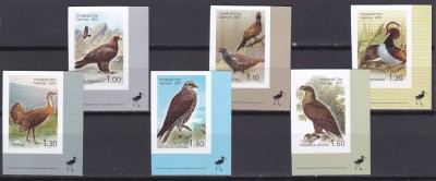 DB1 Fauna Pasari Tadjikistan 2007 6 v. MNH NDT. foto