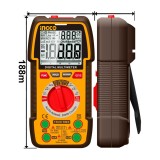 Multimetru Digital Profesional DM410003 &ndash; TRU RMS 20000 Puncte, 1000V DC / 750V AC, 10A, Auto Range, Masurare Temperatura -40&deg;C~1000&deg;C, NCV, LowZ
