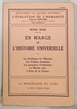 EN MARGE DE L &#039;HISTOIRE UNIVERSELLE par HENRI BERR , 1934