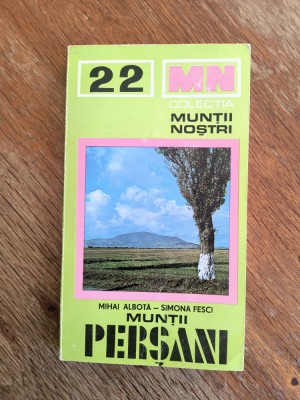 Muntii Persani cu harta - Nr. 22, Colectia Muntii Nostri / C Ge0 P foto