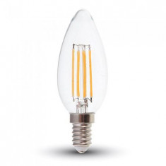 BEC LED E14 6W CU FILAMENT 6400K ALB RECE foto