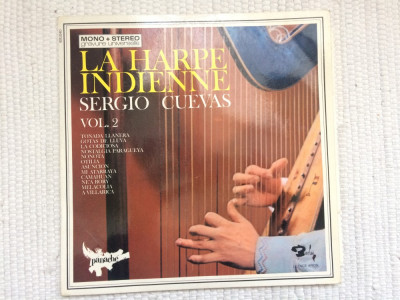 sergio cuevas la harpe indienne vol. 2 harpa muzica america latina disc vinyl lp foto