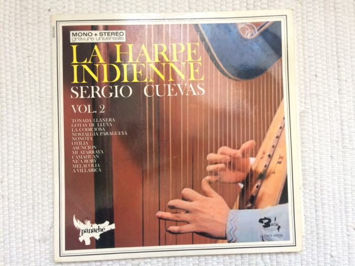 sergio cuevas la harpe indienne vol. 2 harpa muzica america latina disc vinyl lp