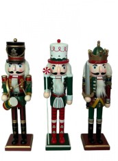 Decoratiune spargator de nuci, soldat, din lemn