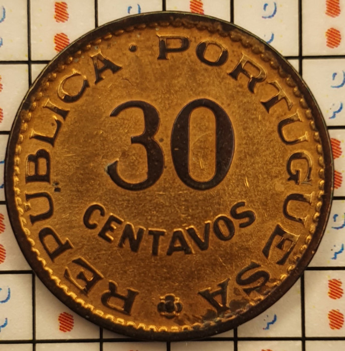 India Portugheza Portuguese 30 centavos 1958 - km 31 - A004