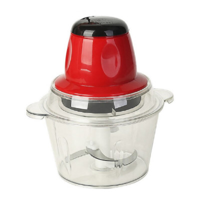 Tocator Electric TNS&amp;reg;, Pentru Fructe, Legume, Carne, 4 Lame Inox, Capacitate Recipient 1.6L, Putere 250W, Alimentare 220-240V, Rosu foto