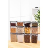 Cumpara ieftin Set cutii de depozitare, 12 bucati SerenityPerPage Antracit 14x10x10 cm