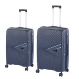Cumpara ieftin TraveLux Endure IV gurul&oacute;s bőr&ouml;nd szett k&eacute;k