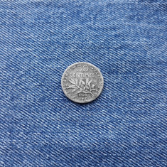 50 Centimes 1908 Franta argint