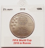 2183 Portugalia 2,5 Euro 2018 FIFA World Cup Russia km 888