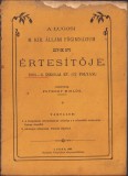 HST C1353 A lugosi fogimnazium ertesitoje 1905-6