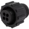 Conector mamă 4 pini pe cablu
