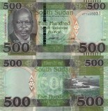 SUDAN DE SUD █ bancnota █ 500 Pounds █ 2020 █ P-16 █ UNC █ necirculata