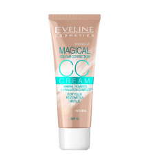 Crema coloranta, Eveline Cosmetics, CC Cream Magical Colour Correction, SPF 15, 51 Natural, 30 ml