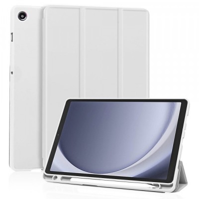 Husa pentru Samsung Galaxy Tab A9, Techsuit, Flex Trifold, Gri foto