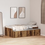 vidaXL Cadru de pat din lemn vechi 90x200 cm
