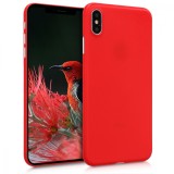 Cumpara ieftin Husa pentru Apple iPhone XS Max, Policarbonat, Rosu, 45951.20, Carcasa, Kwmobile