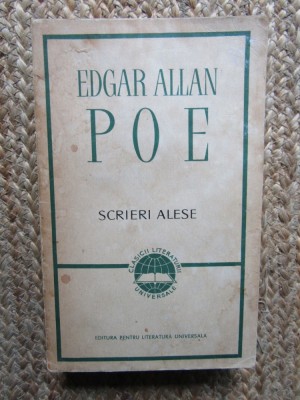 EDGAR ALLAN POE - SCRIERI ALESE foto