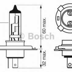 Bec, far faza lunga VOLVO V40 Combi (VW) (1995 - 2004) BOSCH 1 987 302 049