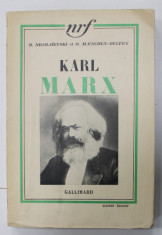 KARL MARX par B. NICOLAIEVSKI et O. MAENCHEN - HELFEN , 1937 foto