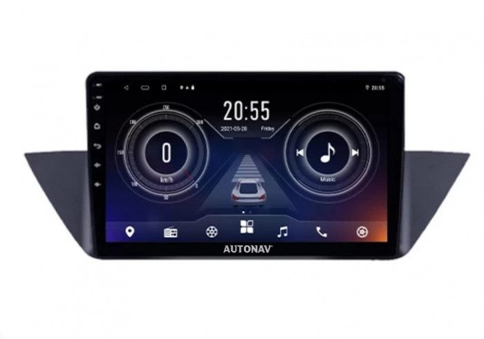 Navigatie BMW X1 E84 AUTONAV PLUS Android GPS Dedicata, Model Classic, Memorie 16GB Stocare, 1GB DDR3 RAM, Display 10&quot; Full-Touch, WiFi, 2 x USB, Blue