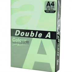 Hartie Color Pentru Copiator A4, 80g/mp, 500coli/top, Double A - Pastel Emerald