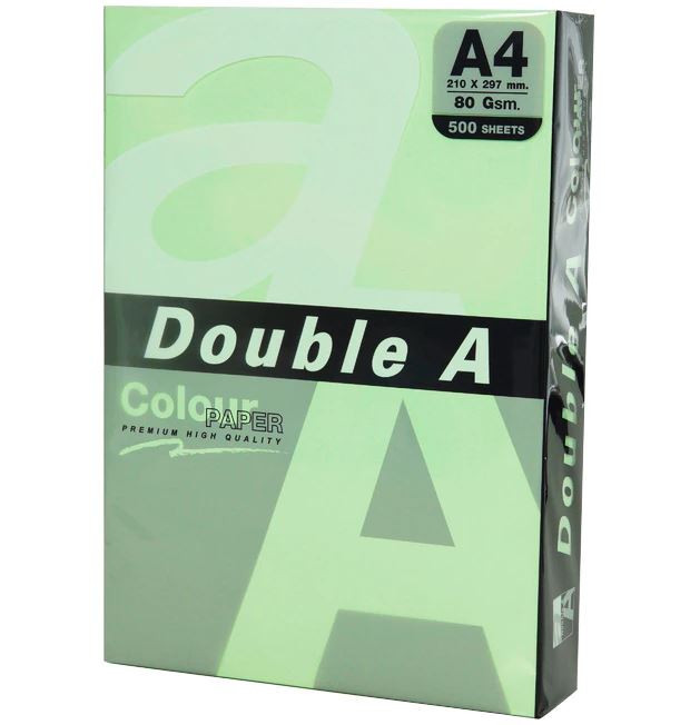 Hartie Color Pentru Copiator A4, 80g/mp, 500coli/top, Double A - Pastel Emerald