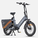 Bicicleta electrica ENGWE LE20 250W 20&#039;&#039;, baterie 48V 19.2AH, 180KM gri
