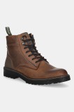 Barbour cizme &icirc;nalte din piele Harrison culoarea maro, MFO0816BR78