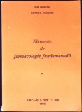 Elemente Farmacologie Fundamentala Vol.1 Ostin C. Mungiu 1995 Carte Romana Paperback Romana