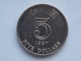 5 DOLLARS 1997 HONG KONG