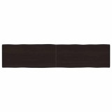 VidaXL Blat masă, 180x40x(2-4) cm, maro, lemn tratat contur organic