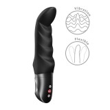 Vibrator Abby G Fun Factory, 10 Moduri Vibratii, Silicon, Negru, 19 cm