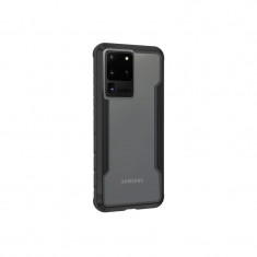 Husa Cover Bumper X-Fitted Fighter Plus pentru Samsung Galaxy S20 Ultra Negru